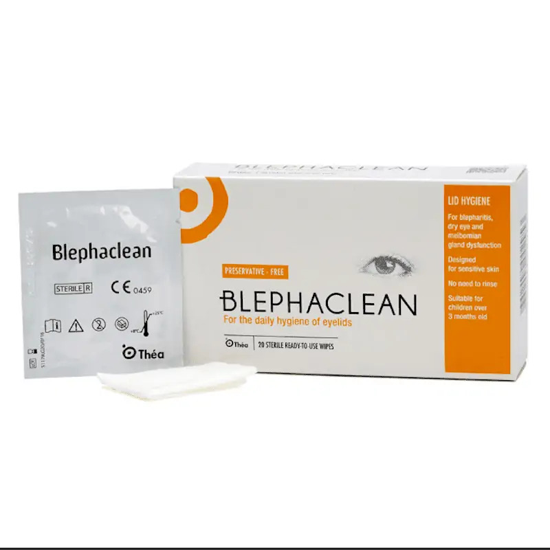 Blephaclean Eyelid Wipes 20’s